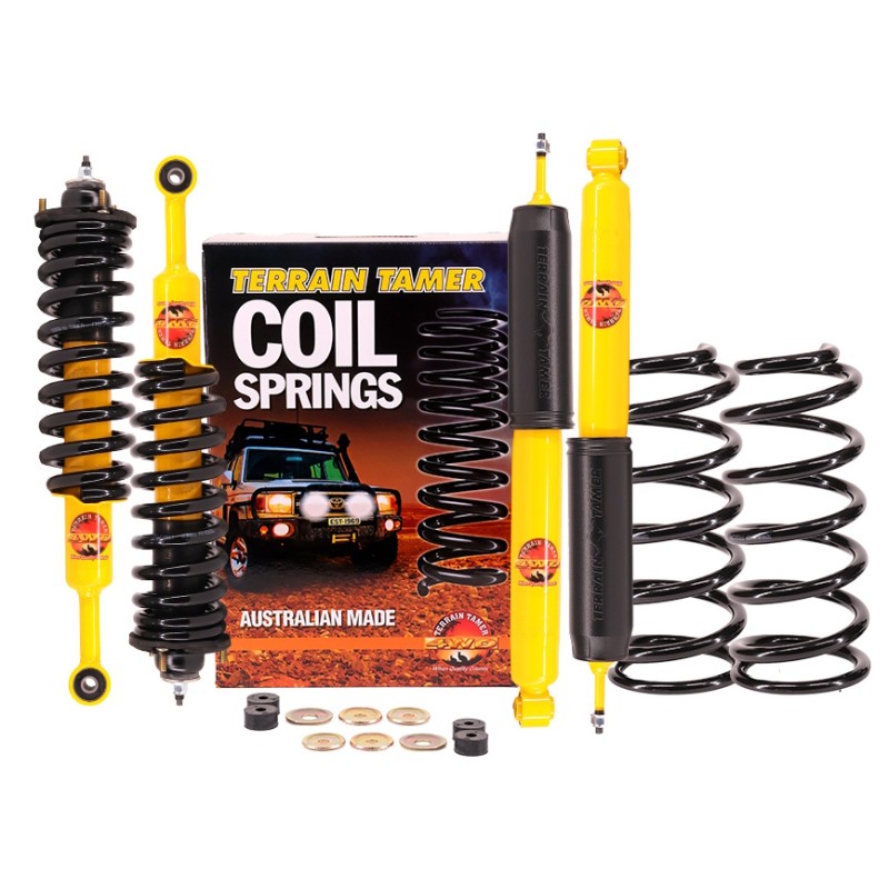 Kit de suspension complet prémonté renforcé +50mm pour Toyota Land Cruiser J250 (2024-Actuel) - Terrain Tamer