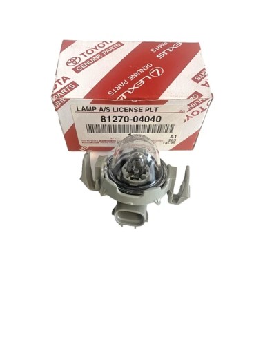 Conjunto lâmpada de placa para Toyota Hilux...