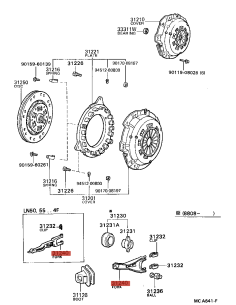 Schaltgabel Getriebe für Toyota Hilux - Original Toyota... 2