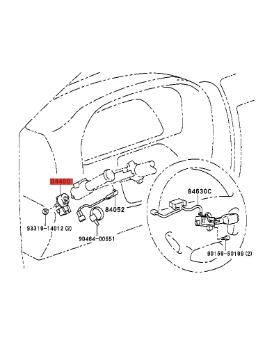 Ignition switch assembly, For Toyota Land...