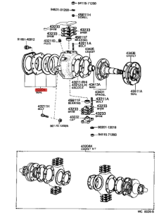 Kit front axle sealing ball For Toyota Land Cruiser... 2