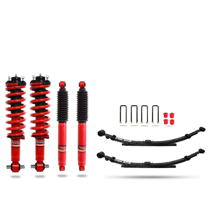 Complete reinforced foam cell suspension kit +50mm Ford Ranger 2.0 PX4 (2023 to Present) - Pedders
