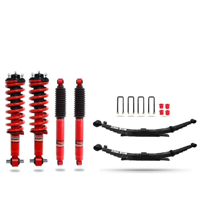 Kit de suspension complet prémonté renforcé foam cell +50mm +600Kg Ford Ranger 3.0 V6 PX4 (2023 à Actuel) - Pedders