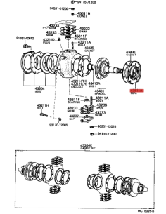 Front outer spindle seal for Toyota series 6/7/Hilux -... 2