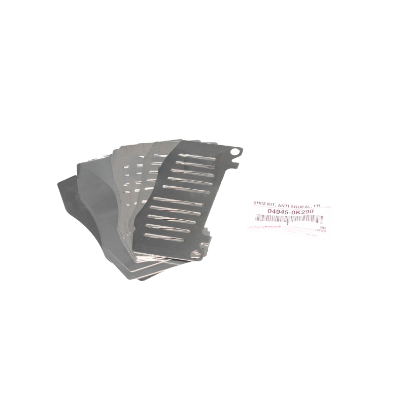 Satz Anti-Quietsch-Lamellen für vordere Bremssättel für Toyota Hilux Revo - Original Toyota Land Cruiser