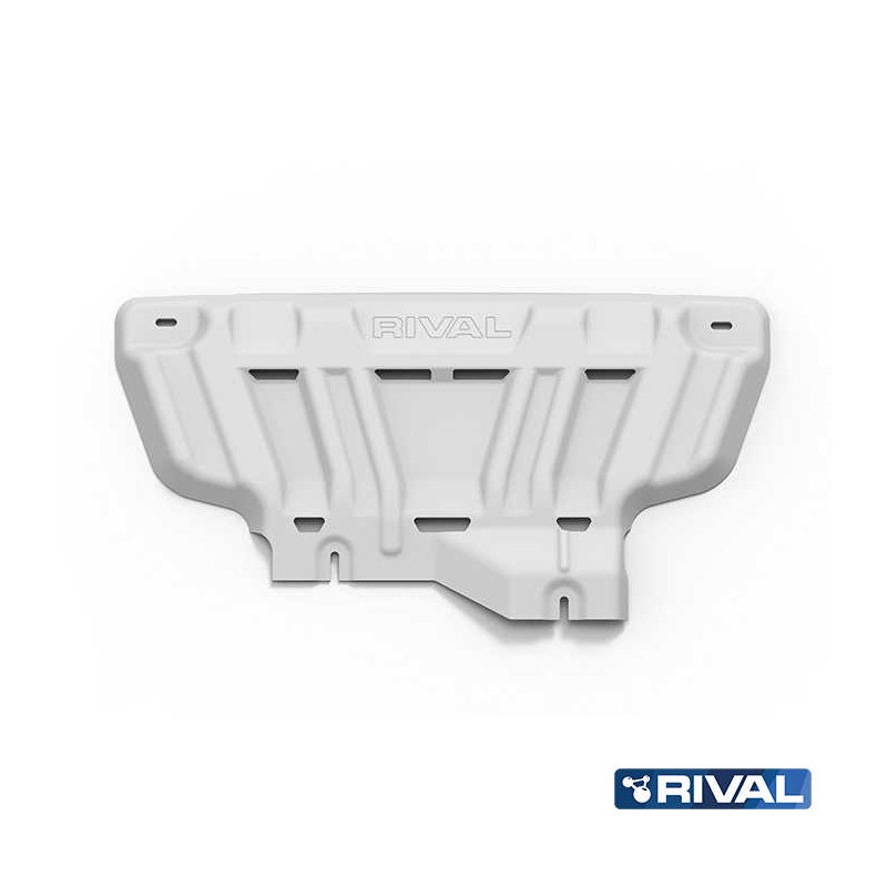 Protezione del radiatore da 6 mm, realizzata in duralluminio, per Ford Ranger (2022 - ) - Rival