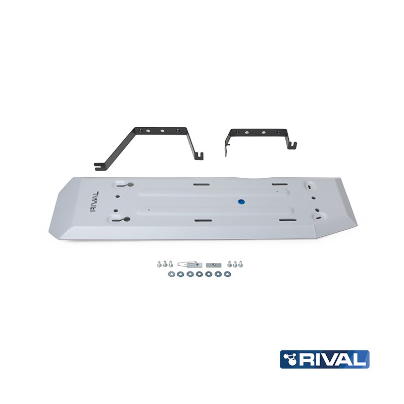Protezione serbatoio da 6 mm, realizzata in duralluminio, per Ford Ranger 2022 - Att - Rival