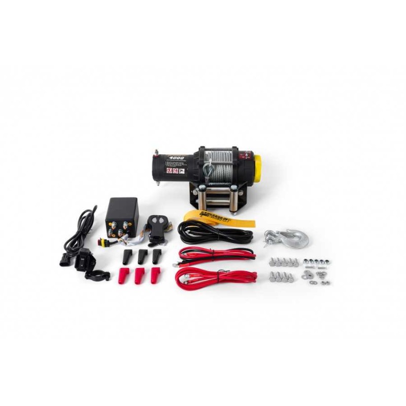 Winch 4k (1.814kg / steel cable) 12v - Kangaroowinch