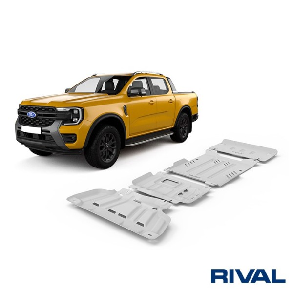 Complete kit of 4 duralumin 6mm skid plates for...