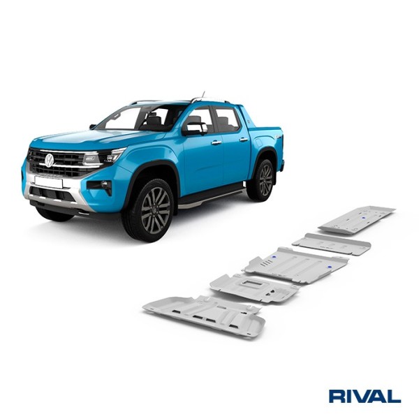 Kit of 5 protections made of 6mm duralumin Ford...