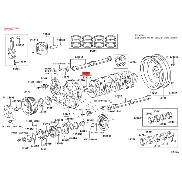 copy of Kurbelwelle Für Toyota Land Cruiser J20...