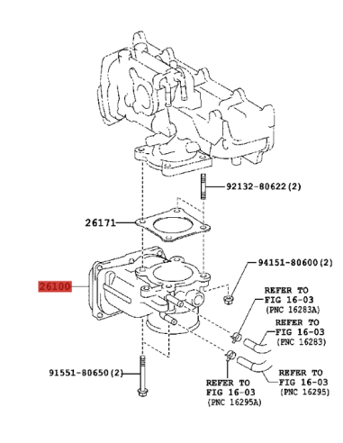 Kopfdichtung für Toyota RAV4 (Mark E / Motor...