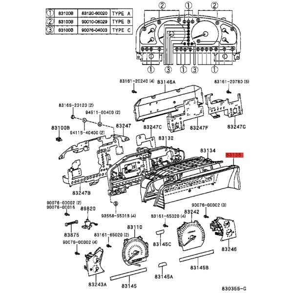 Cristal de velocímetro para Toyota Land Cruiser...