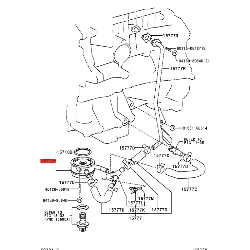 Kopie des Venturi-Satzes oder Drosselklappengehäuses für Toyota RAV4 - Original Toyota Land Cruiser