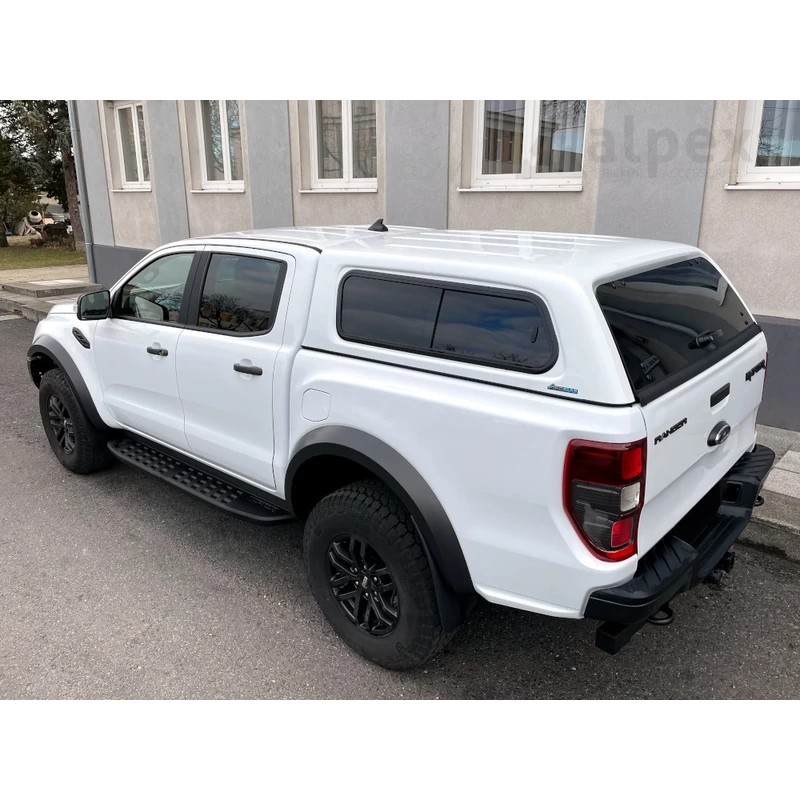 Verstärktes Aeroklas Stylish Hardtop aus ABS mit Schiebefenstern für Ford Ranger (2015-2022)