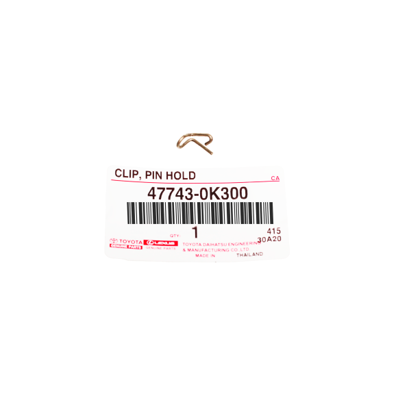 Clip for the front caliper pin for Toyota Hilux...