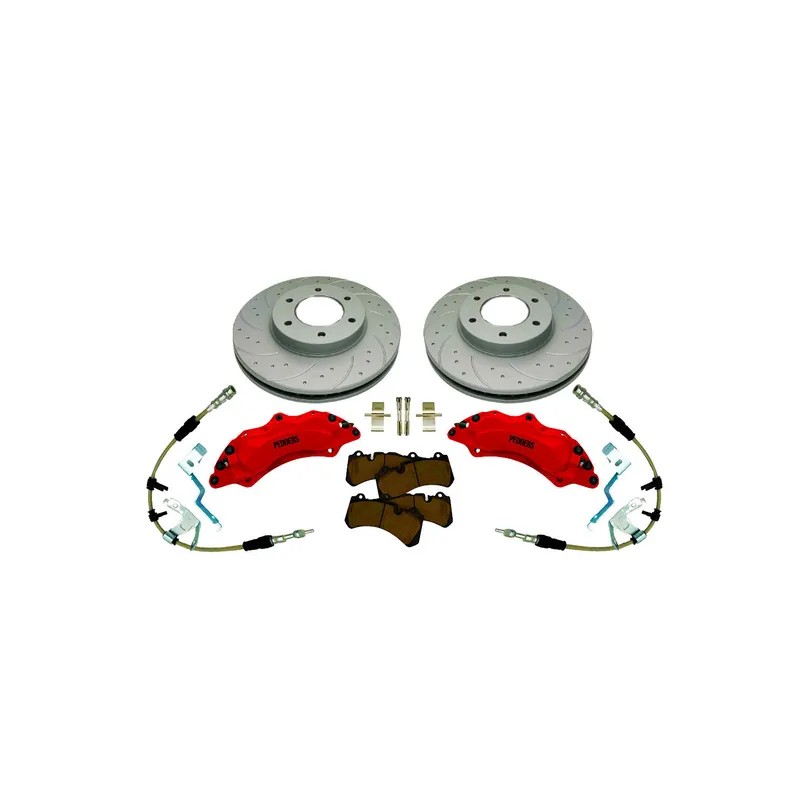 Kit de frenos delanteros Extreme (pinzas de 6 pistones) para Ford Ranger/Raptor/Volkswagen Amarok (2023 - actual) - Pedders