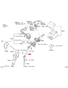Set asse intermedio sterzo N-2 per Toyota RAV-4 (2012 al... 2