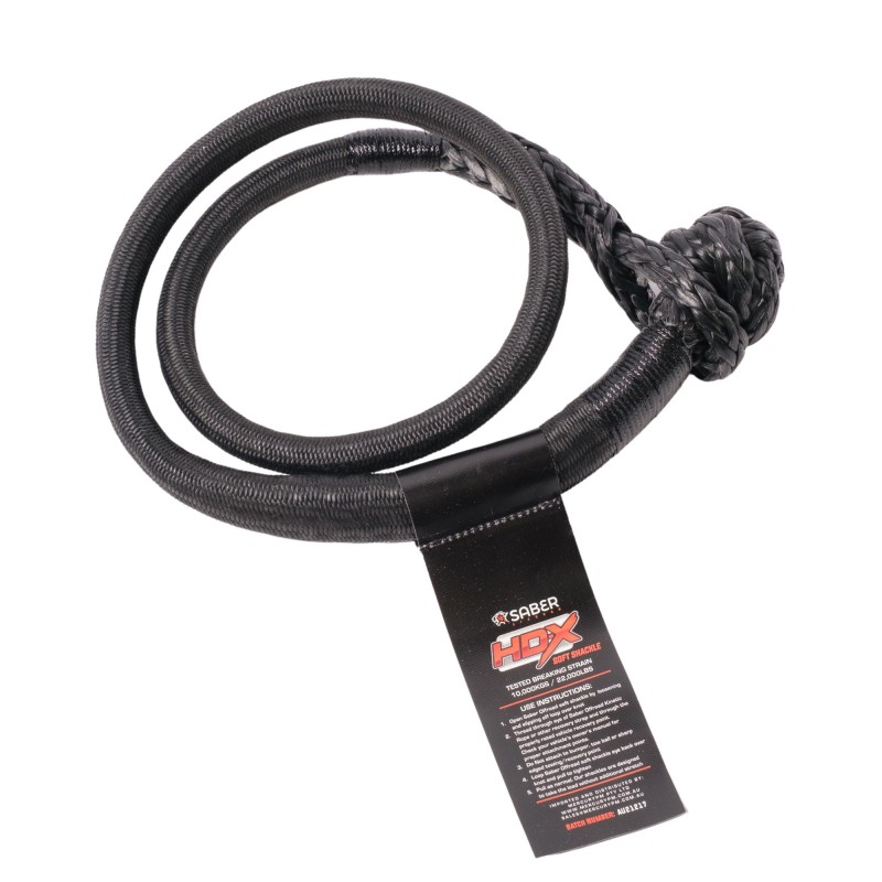 Saber 10,000KG HDX SaberPro Bound Soft Shackle - Longo