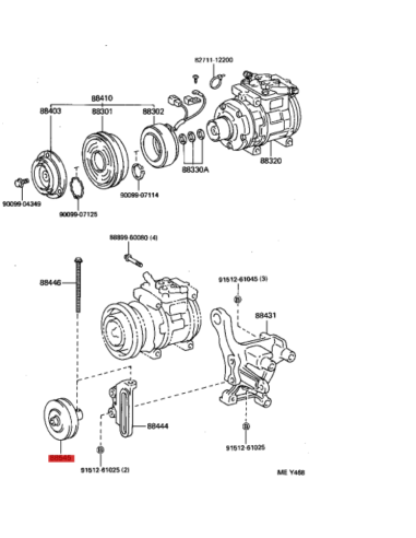 RODILLO TENSOR A.A  J8/J10