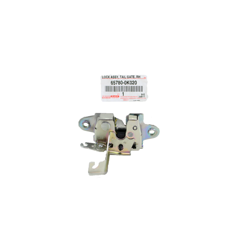 Right rear tailgate lock assembly for Toyota Hilux Vigo (2008 to 2015) - Original Toyota Land Cruiser