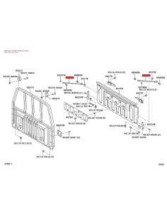 Tailgate support assembly for Toyota Hilux Vigo -... 2