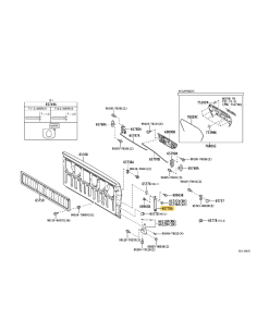 Rear tailgate hinge or support assembly for Toyota Hilux... 2