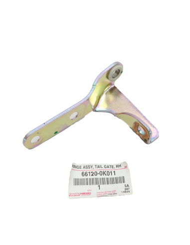 Rear tailgate hinge assembly, left side, for...