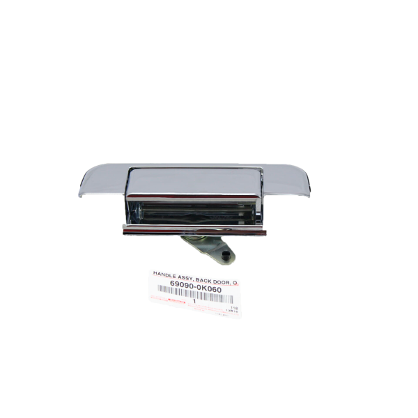 Maçaneta externa de abertura da tampa traseira...