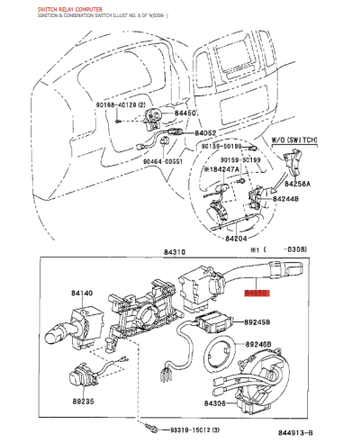 Wiper Control, For Toyota Land Cruiser J9 / 10...