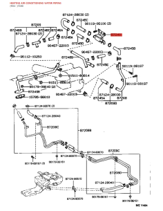 Ventil- oder Heizungsventilhahn für Toyota Land Cruiser... 2