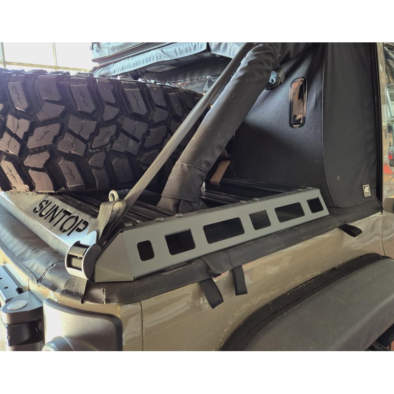 Cargo rack, barre de toit pour le coffre de la Jeep Wrangler JK - Suntop