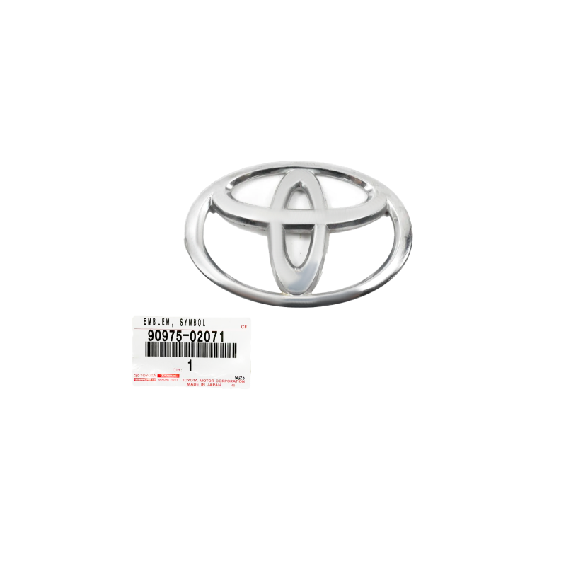 Emblema portellone posteriore (logo TOYOTA), Per Toyota Rav4 (12/2012 al 10/2015 - Originale Toyota Land Cruiser