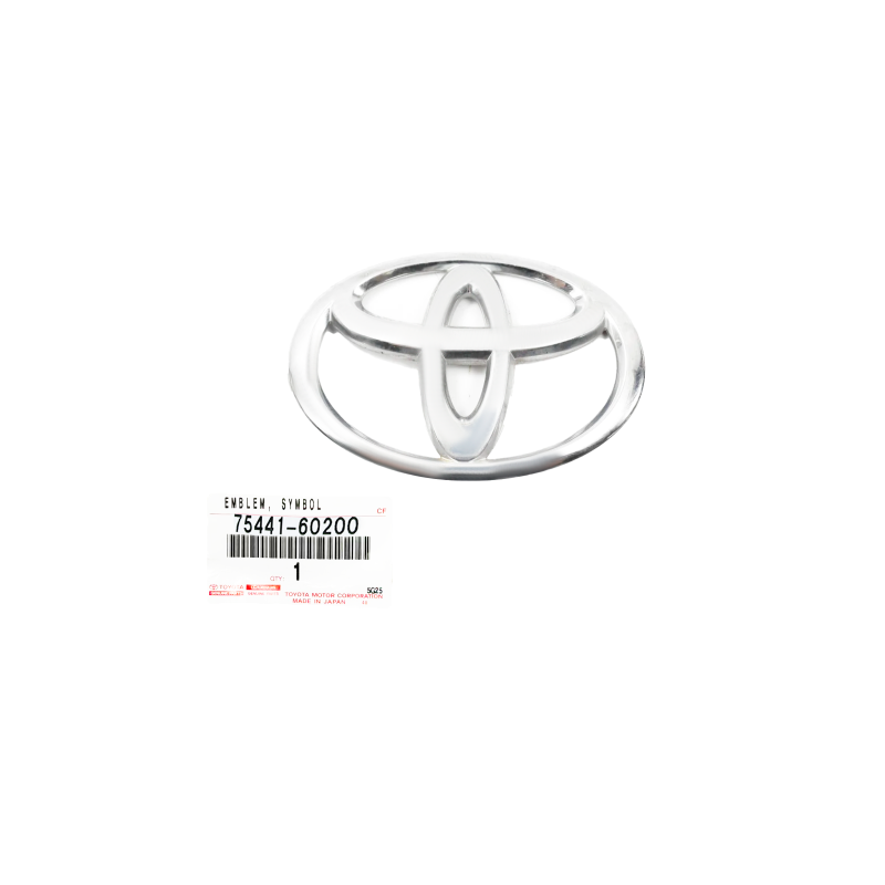 Rear tailgate emblem for Toyota Land Cruiser J9 "LOGO" - Original Toyota Land Cruiser