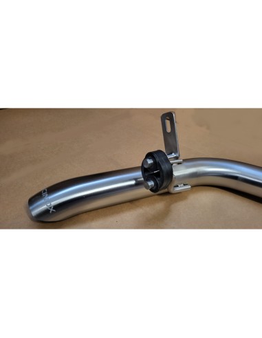 Exhaust pipe Tecinox side exit after catalytic...