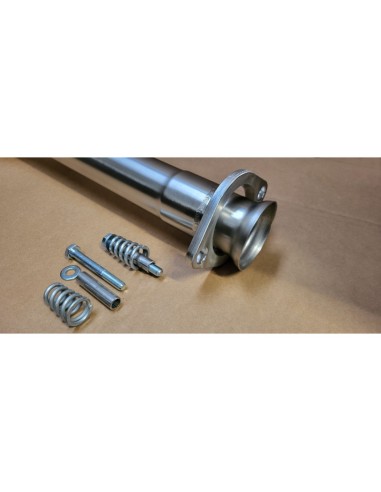 Exhaust pipe Tecinox side exit after catalytic...
