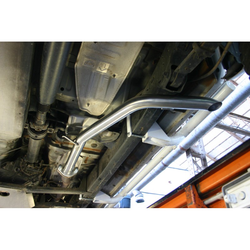 Exhaust pipe Tecinox side exit after catalytic converter (full line) Toyota Hilux Vigo 2011 - 2016