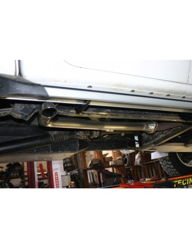 Exhaust pipe Tecinox side exit after catalytic...
