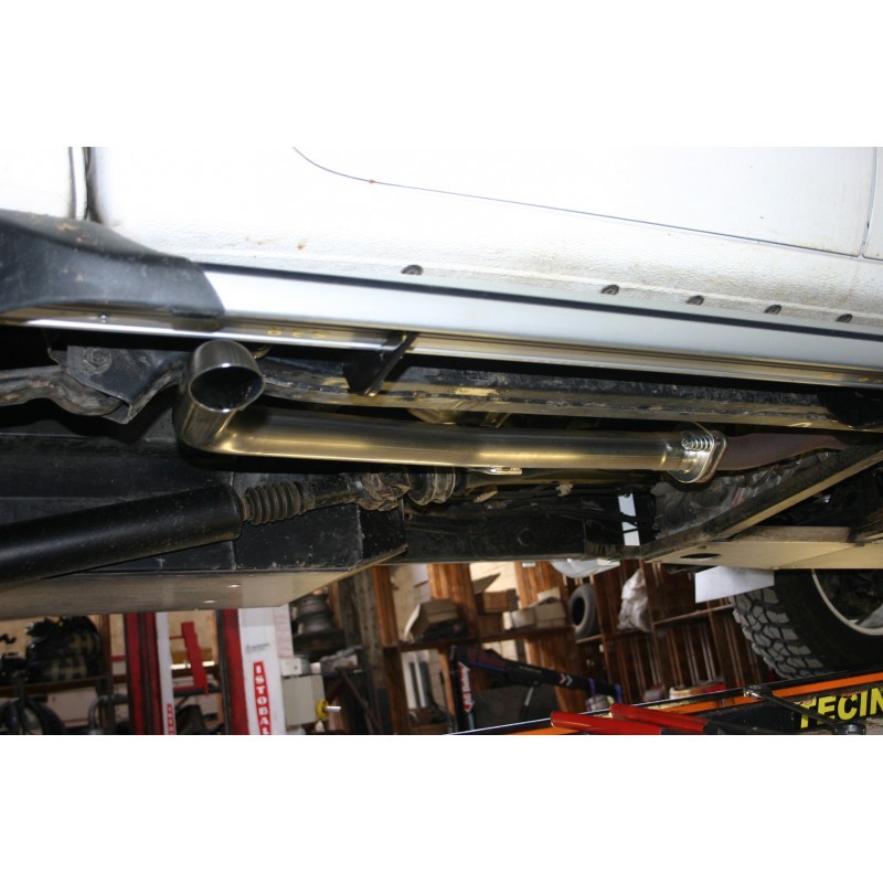 Exhaust pipe Tecinox side exit after catalytic converter (full line) Toyota Hilux Vigo 2011 - 2016