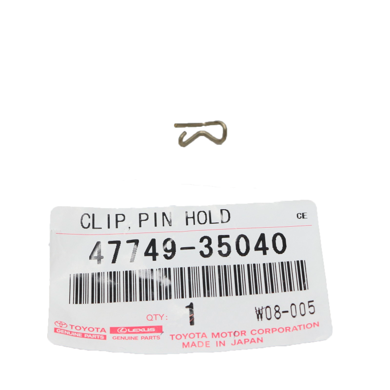 Clip Spina pinza freno anteriore per Toyota Land Cruiser J12 /Hilux - Originale Toyota Land Cruiser
