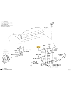 Injector Tube No.1 For Toyota Land Cruiser J15 / Hilux... 2