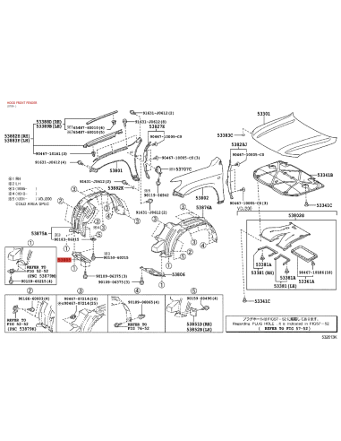 front right protection subassembly, for Toyota...