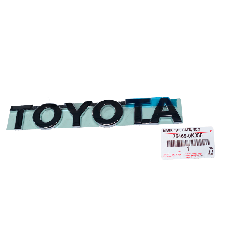 Emblème TOYOTA, hayon arrière, pour Toyota Hilux Revo - Original Toyota Land Cruiser