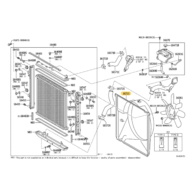 Canalisateur d'air, pour Toyota Land Cruiser...