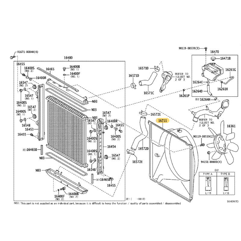Air deflector, for Toyota Land Cruiser J20 - Original Toyota Land Cruiser