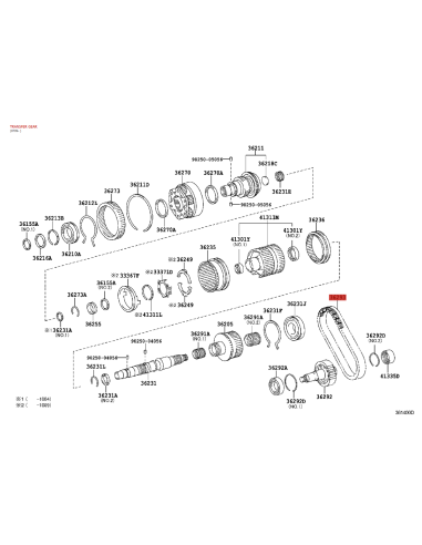 Transfer case chain, For Toyota Land Cruiser...