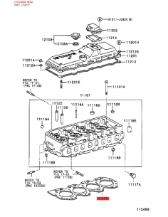 Head gasket, thickness T 1.30 mm (Engine code... 2
