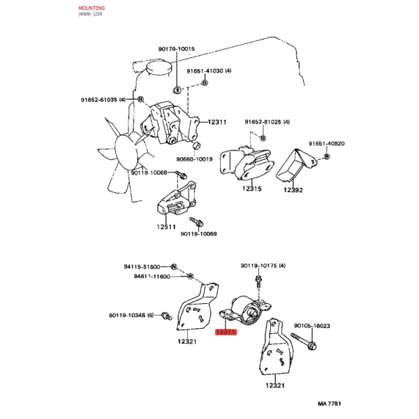 Satz Nockenwellenlager STANDARD, (Motorkenncode...