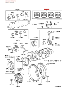 Juego de segmentos medida estandar, (Codigo motor... 2