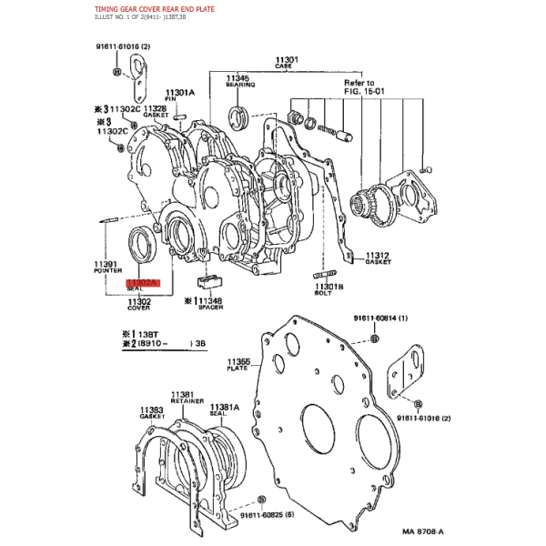 Vorderer Kurbelwellendichtring, (Motor...
